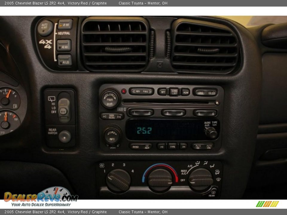 2005 Chevrolet Blazer LS ZR2 4x4 Victory Red / Graphite Photo #15