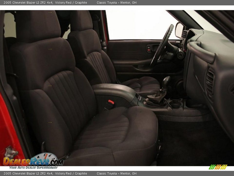 2005 Chevrolet Blazer LS ZR2 4x4 Victory Red / Graphite Photo #17