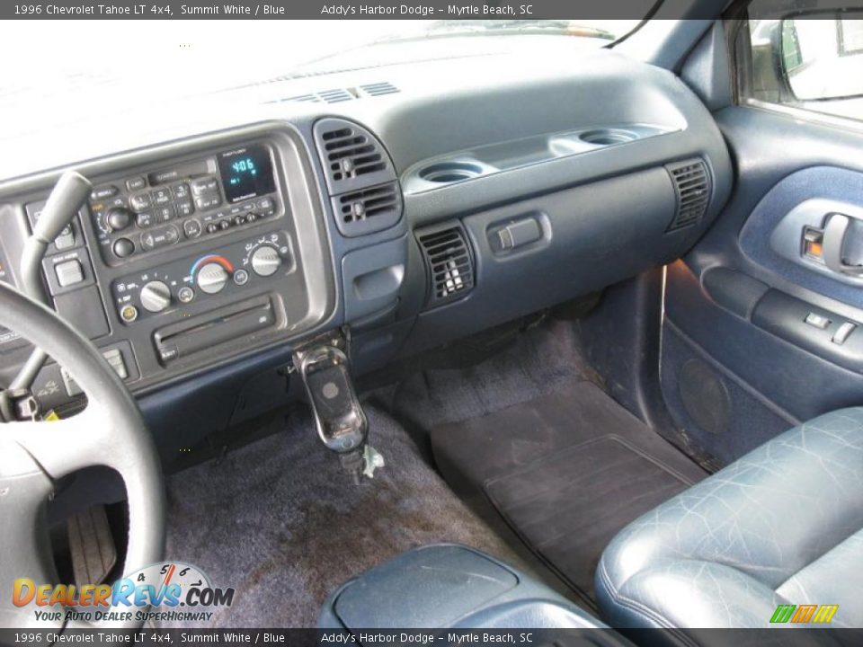 1996 Chevrolet Tahoe LT 4x4 Summit White / Blue Photo #18