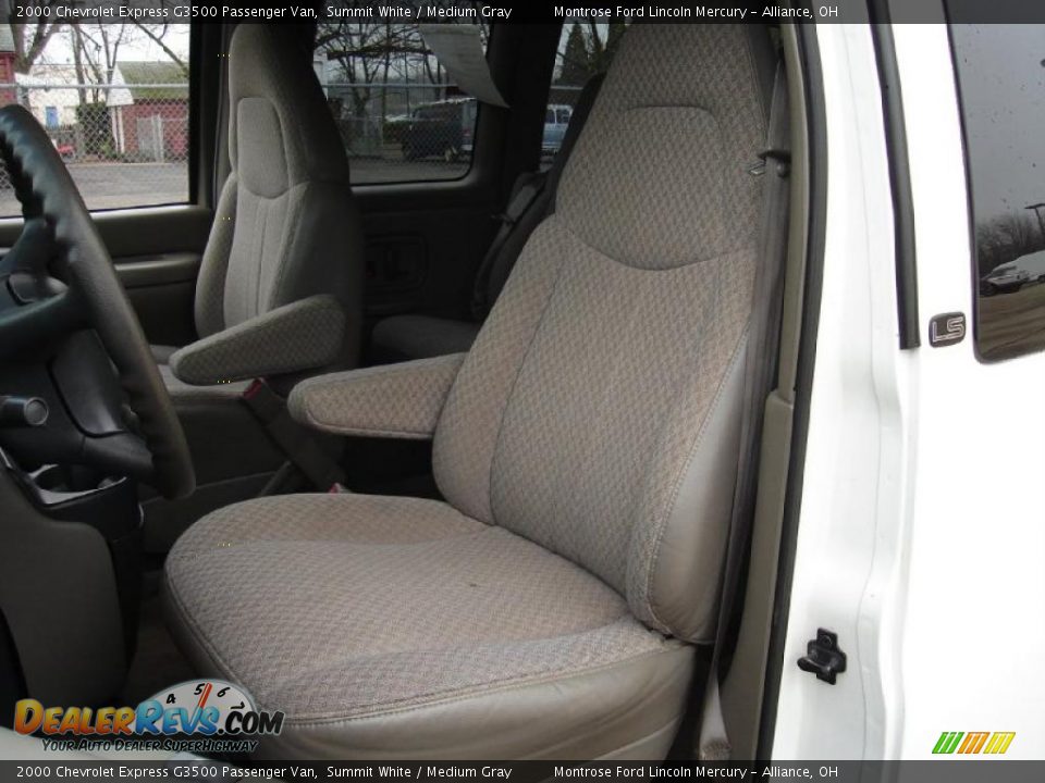 2000 Chevrolet Express G3500 Passenger Van Summit White / Medium Gray Photo #12