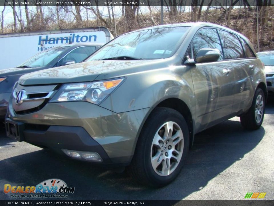 2007 Acura MDX Aberdeen Green Metallic / Ebony Photo #1