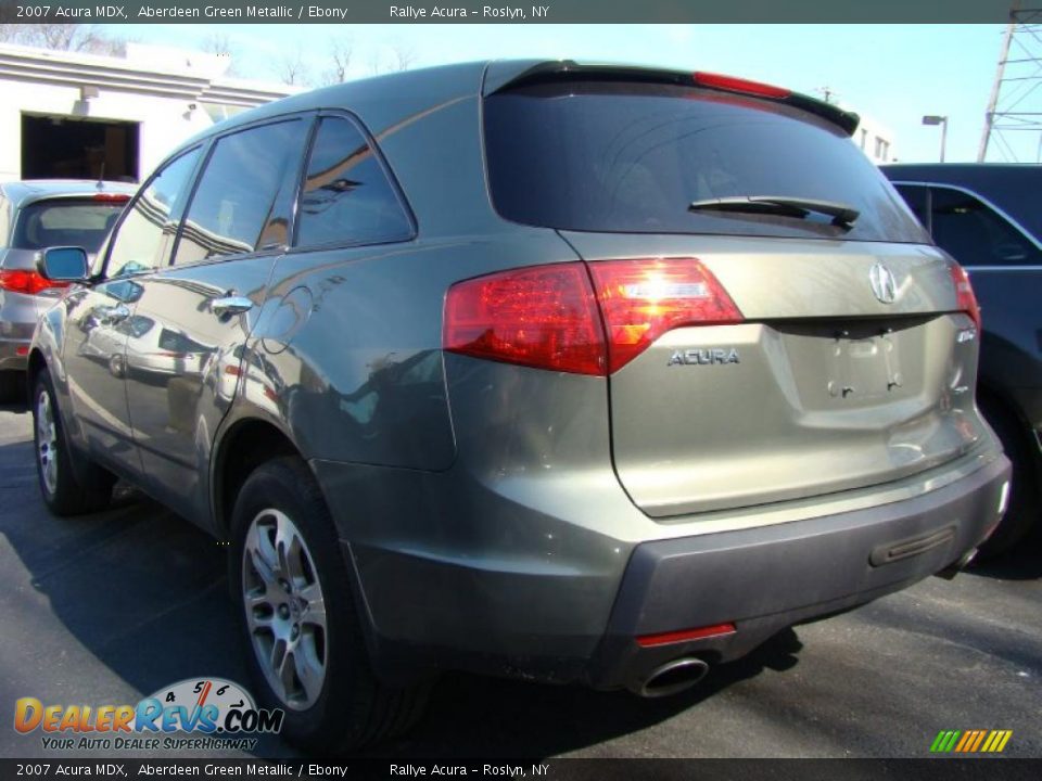 2007 Acura MDX Aberdeen Green Metallic / Ebony Photo #2
