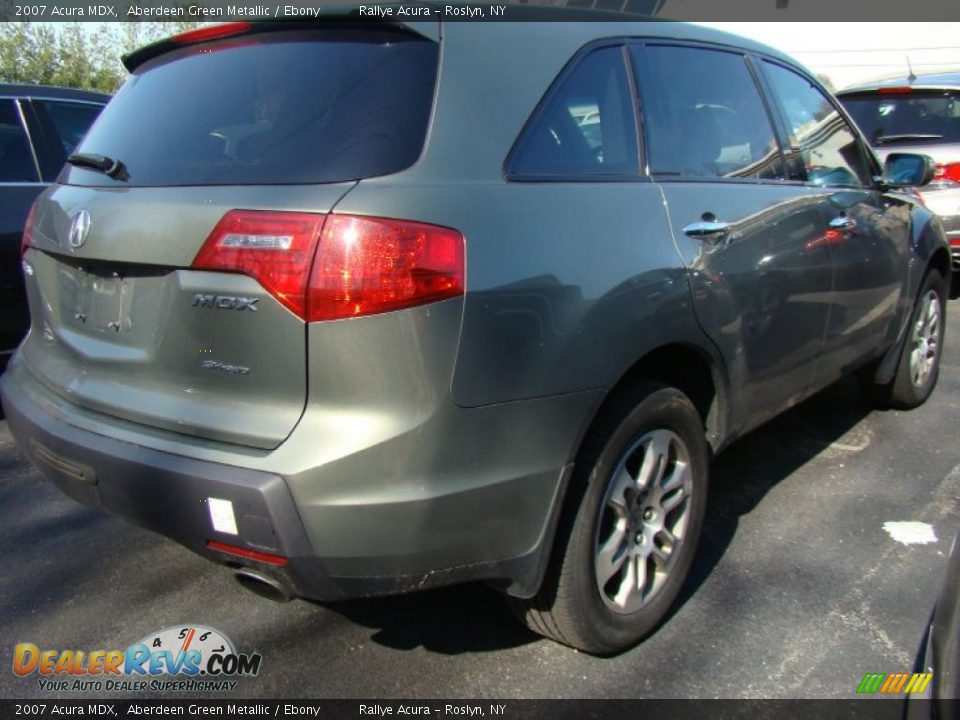 2007 Acura MDX Aberdeen Green Metallic / Ebony Photo #3