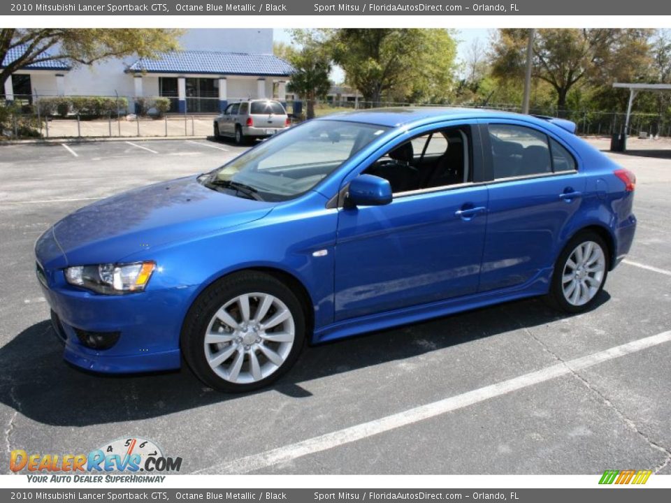 2010 Mitsubishi Lancer Sportback GTS Octane Blue Metallic / Black Photo