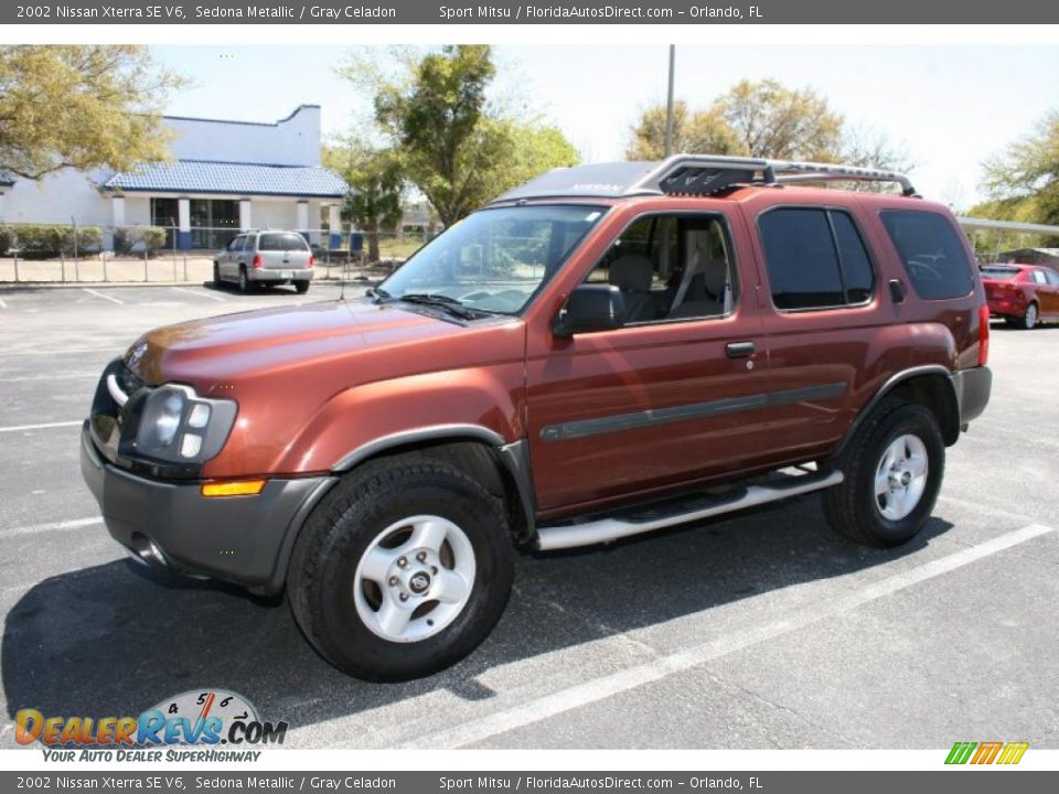 2002 Nissan Xterra SE V6 Sedona Metallic / Gray Celadon Photo #4