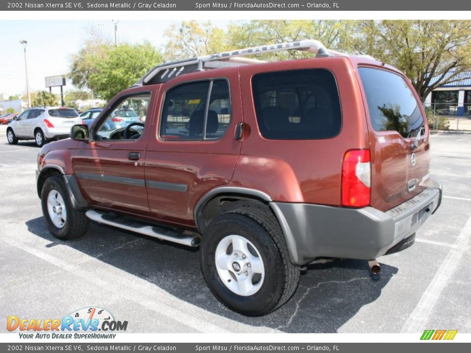 2002 Nissan Xterra SE V6 Sedona Metallic / Gray Celadon Photo #7