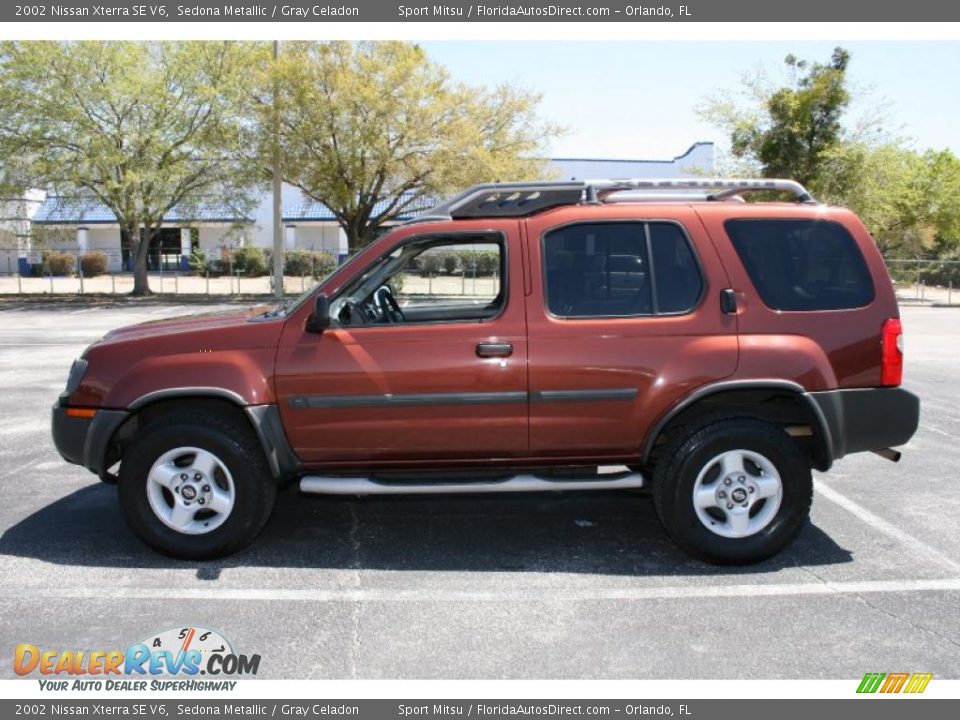 2002 Nissan Xterra SE V6 Sedona Metallic / Gray Celadon Photo #8