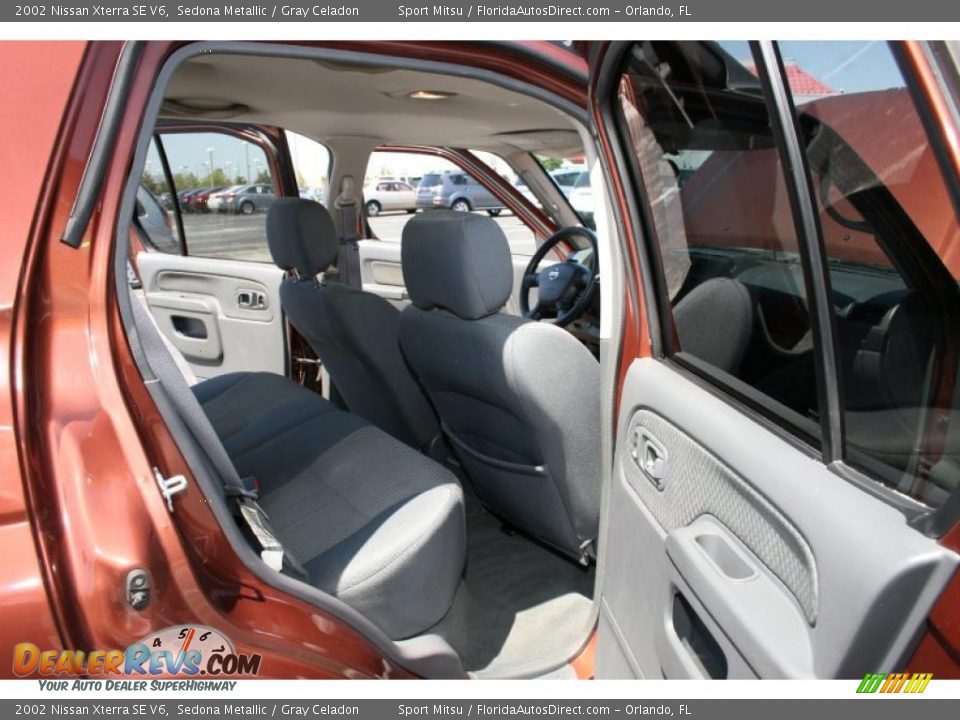 2002 Nissan Xterra SE V6 Sedona Metallic / Gray Celadon Photo #10