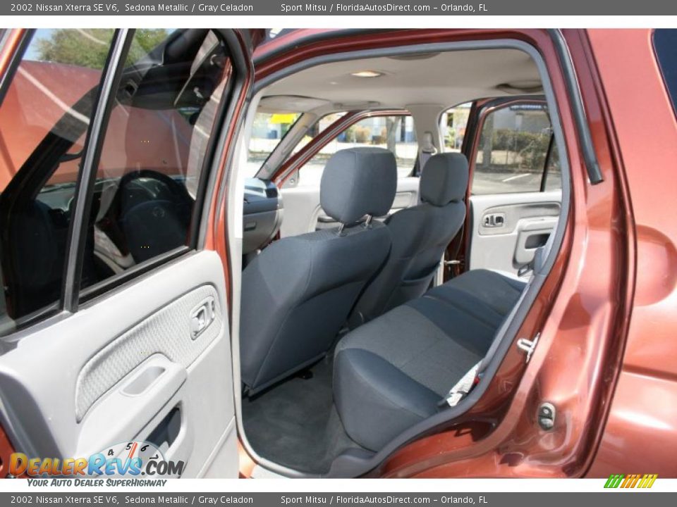 2002 Nissan Xterra SE V6 Sedona Metallic / Gray Celadon Photo #13