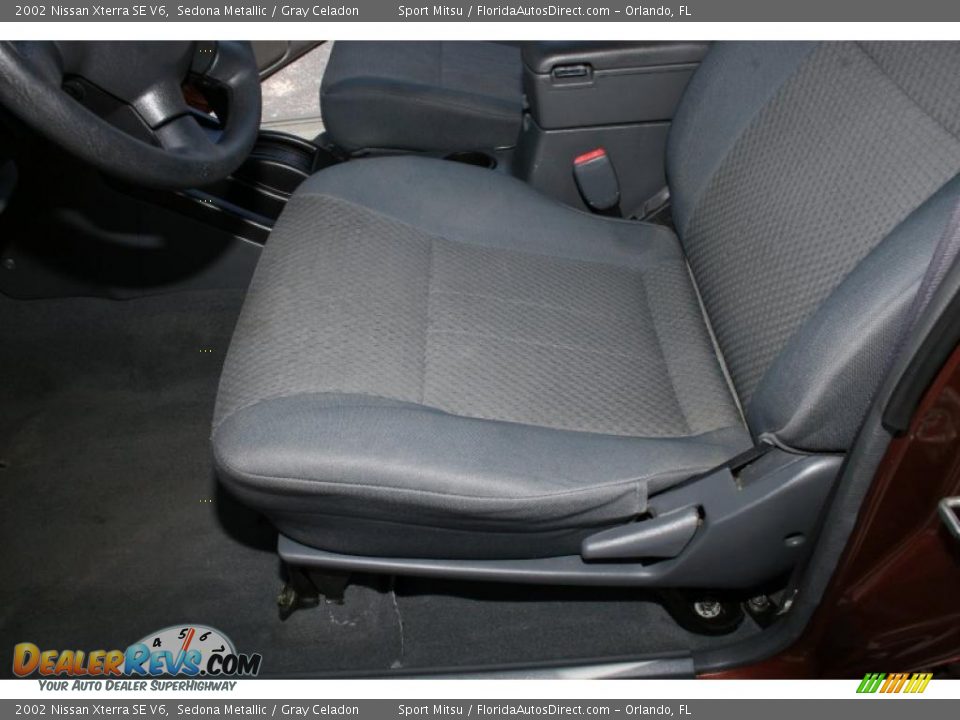 2002 Nissan Xterra SE V6 Sedona Metallic / Gray Celadon Photo #16