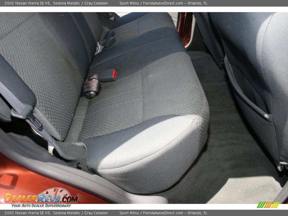 2002 Nissan Xterra SE V6 Sedona Metallic / Gray Celadon Photo #18