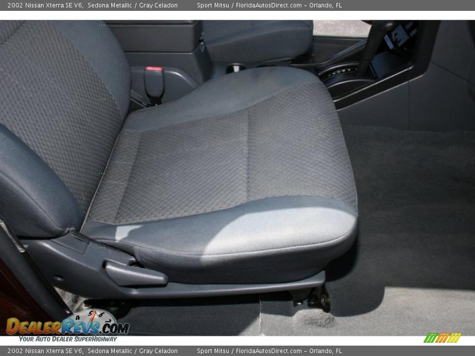 2002 Nissan Xterra SE V6 Sedona Metallic / Gray Celadon Photo #19