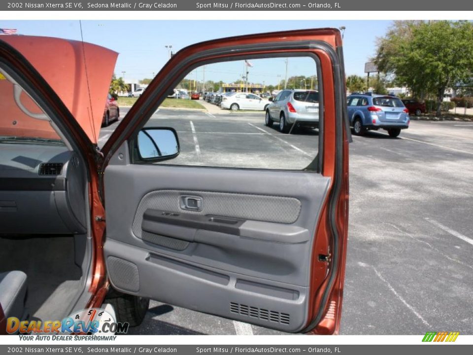 2002 Nissan Xterra SE V6 Sedona Metallic / Gray Celadon Photo #20