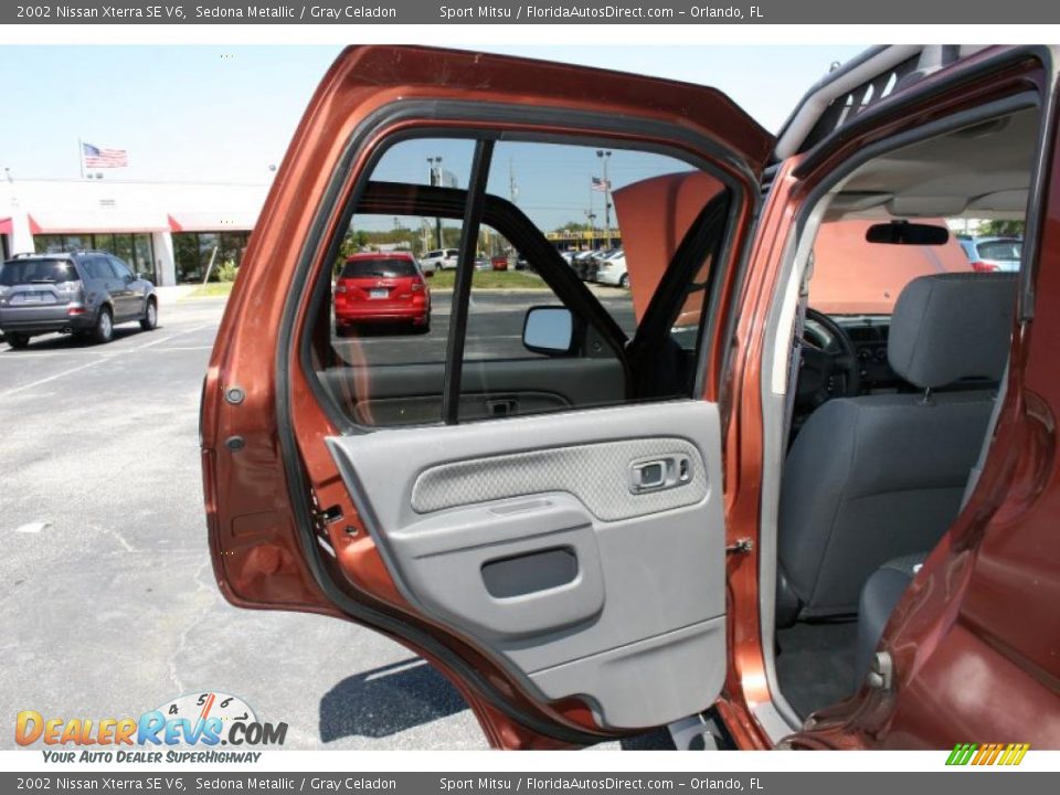 2002 Nissan Xterra SE V6 Sedona Metallic / Gray Celadon Photo #24