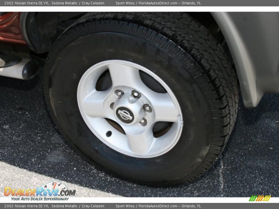 2002 Nissan Xterra SE V6 Sedona Metallic / Gray Celadon Photo #29