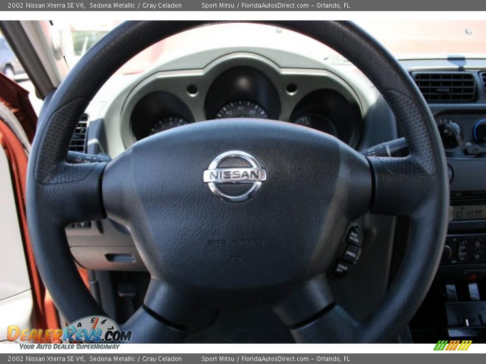 2002 Nissan Xterra SE V6 Sedona Metallic / Gray Celadon Photo #36