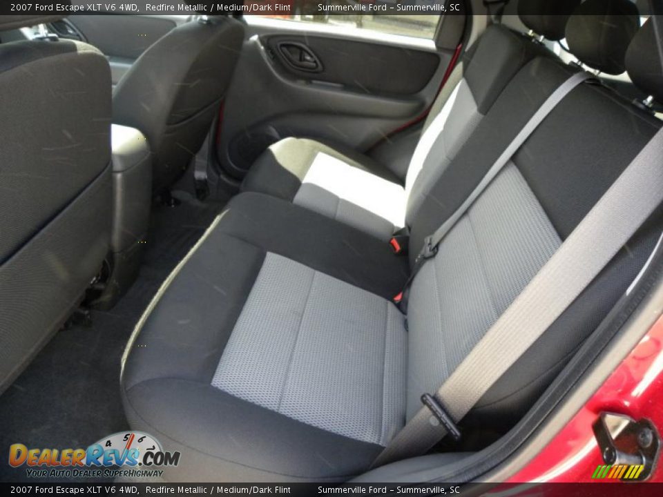 2007 Ford Escape XLT V6 4WD Redfire Metallic / Medium/Dark Flint Photo #7
