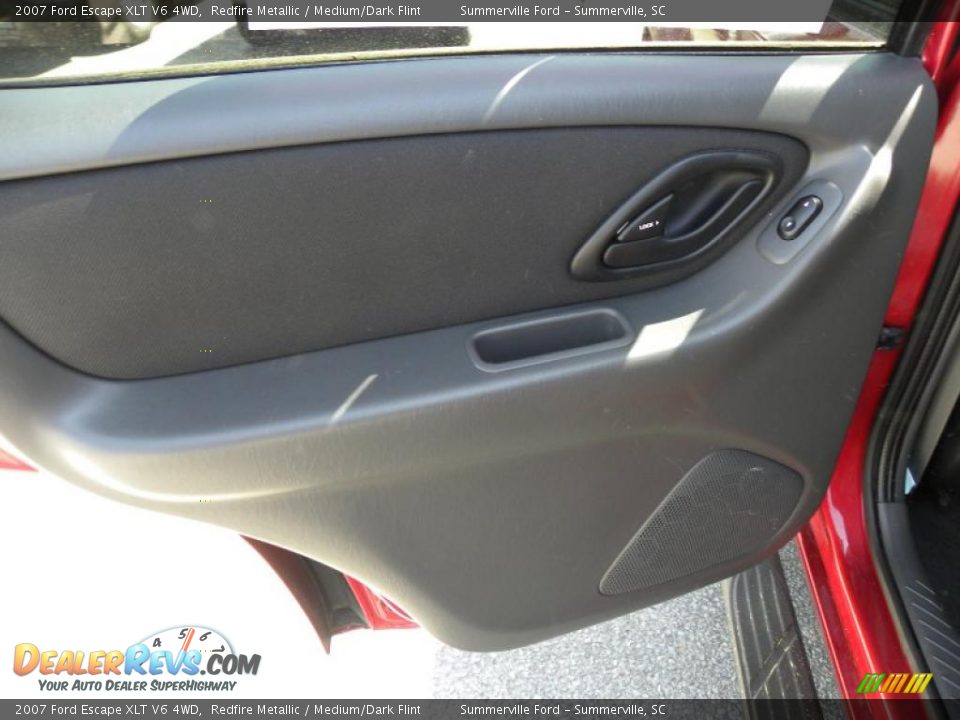 2007 Ford Escape XLT V6 4WD Redfire Metallic / Medium/Dark Flint Photo #8