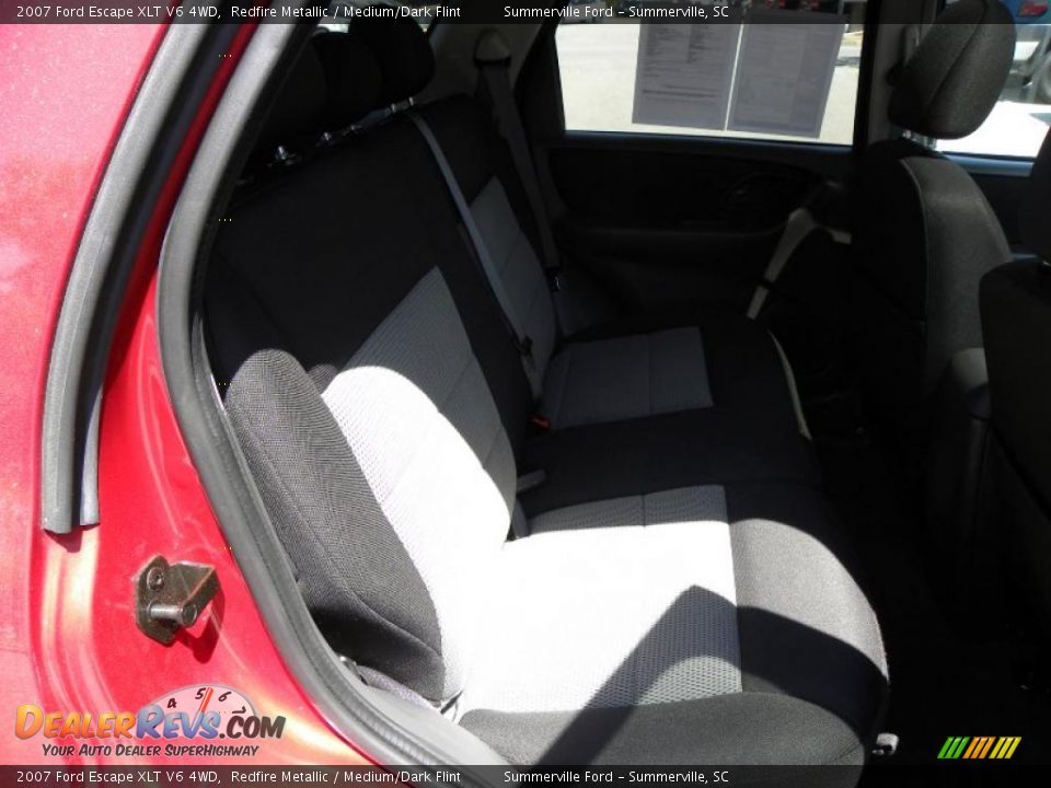 2007 Ford Escape XLT V6 4WD Redfire Metallic / Medium/Dark Flint Photo #11