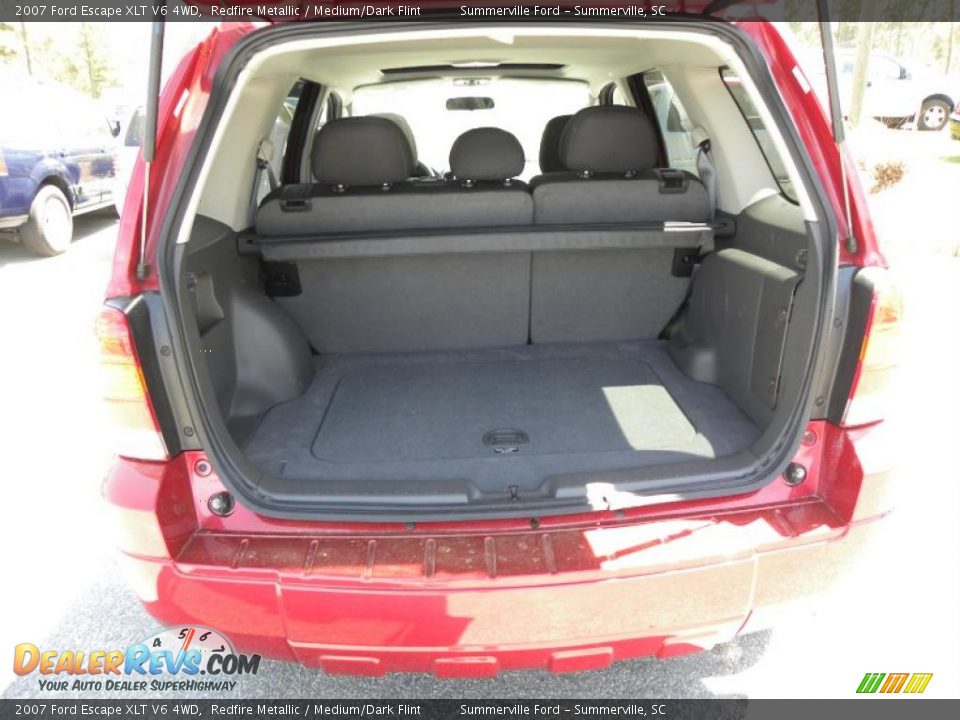 2007 Ford Escape XLT V6 4WD Redfire Metallic / Medium/Dark Flint Photo #15