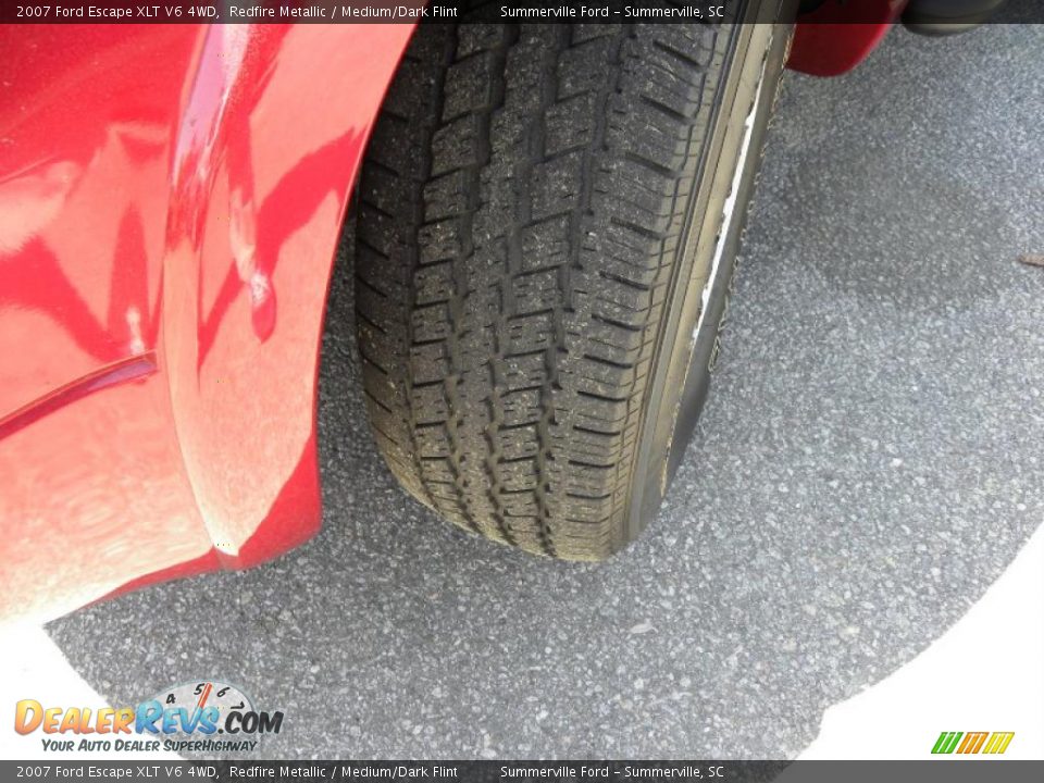 2007 Ford Escape XLT V6 4WD Redfire Metallic / Medium/Dark Flint Photo #19
