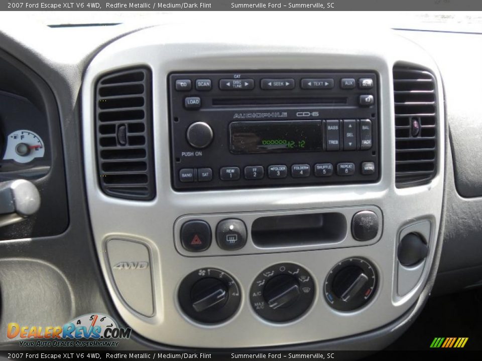 2007 Ford Escape XLT V6 4WD Redfire Metallic / Medium/Dark Flint Photo #22