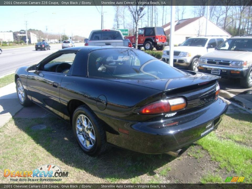 2001 Chevrolet Camaro Z28 Coupe Onyx Black / Ebony Photo #3