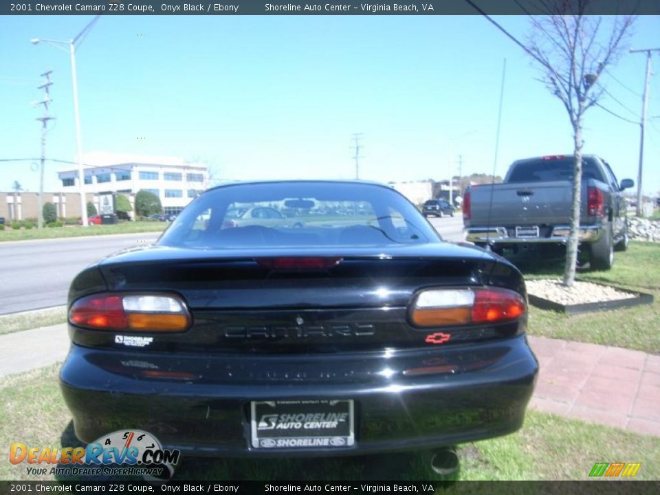 2001 Chevrolet Camaro Z28 Coupe Onyx Black / Ebony Photo #4