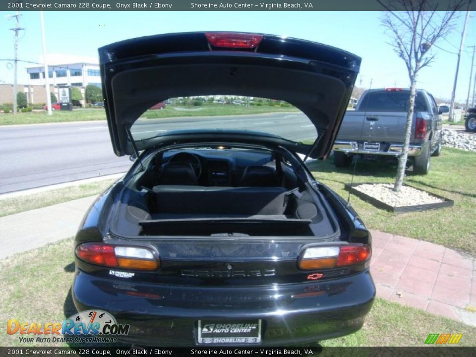 2001 Chevrolet Camaro Z28 Coupe Onyx Black / Ebony Photo #10