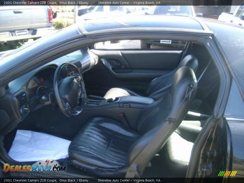 2001 Chevrolet Camaro Z28 Coupe Onyx Black / Ebony Photo #14