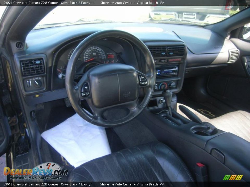 2001 Chevrolet Camaro Z28 Coupe Onyx Black / Ebony Photo #15