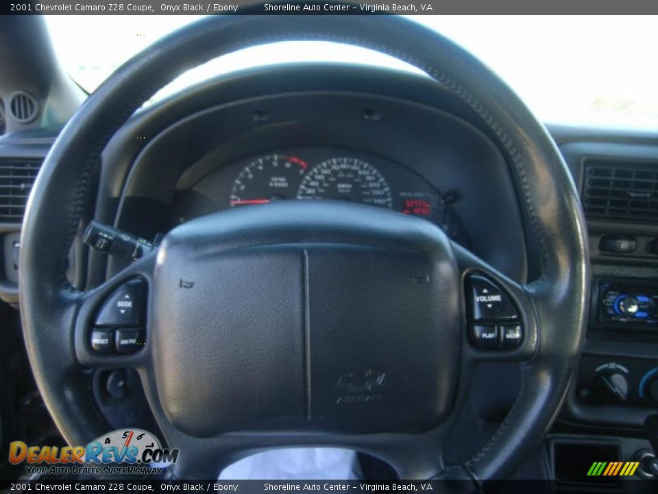 2001 Chevrolet Camaro Z28 Coupe Onyx Black / Ebony Photo #16