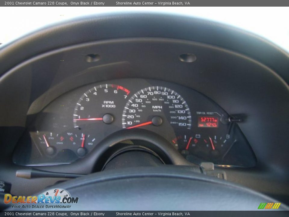2001 Chevrolet Camaro Z28 Coupe Onyx Black / Ebony Photo #17