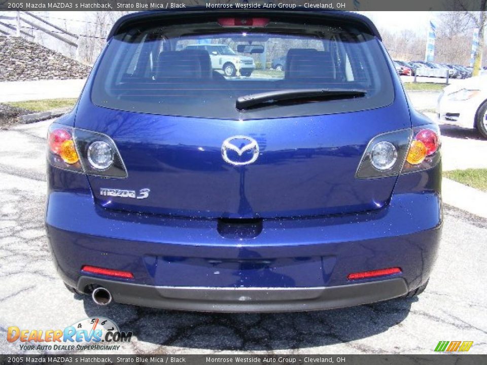 2005 Mazda MAZDA3 s Hatchback Strato Blue Mica / Black Photo #4