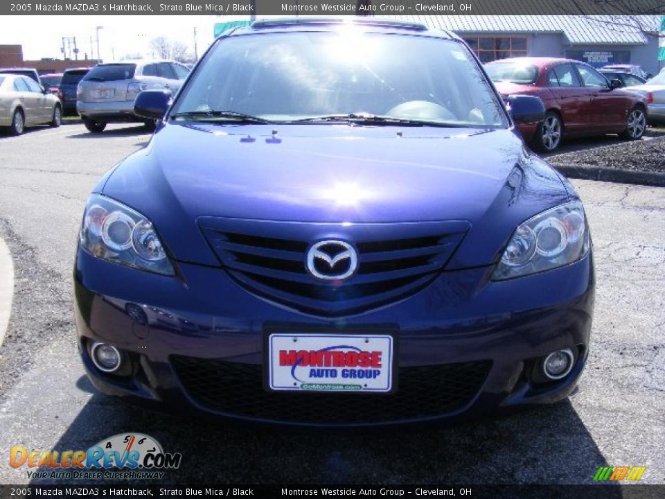 2005 Mazda MAZDA3 s Hatchback Strato Blue Mica / Black Photo #8