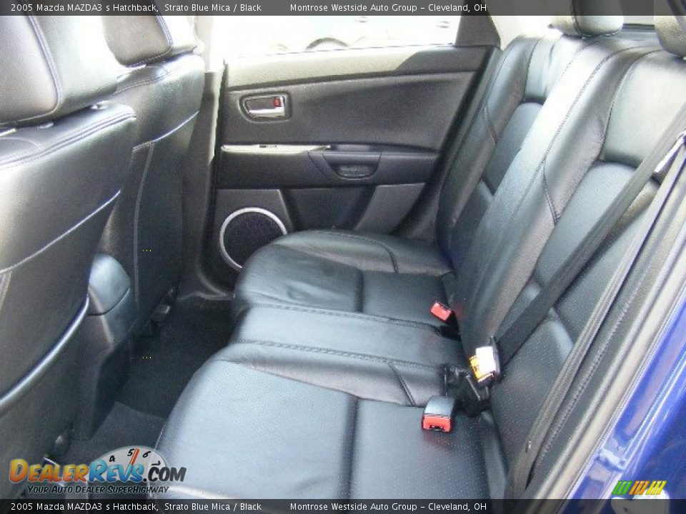 2005 Mazda MAZDA3 s Hatchback Strato Blue Mica / Black Photo #11