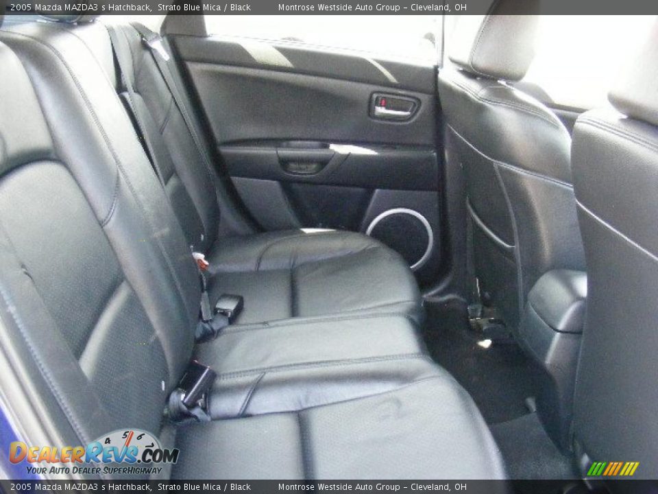 2005 Mazda MAZDA3 s Hatchback Strato Blue Mica / Black Photo #12