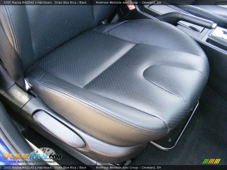 2005 Mazda MAZDA3 s Hatchback Strato Blue Mica / Black Photo #14