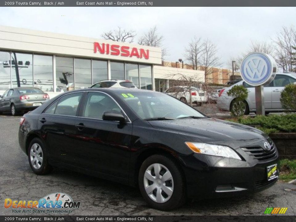 2009 Toyota Camry Black / Ash Photo #1