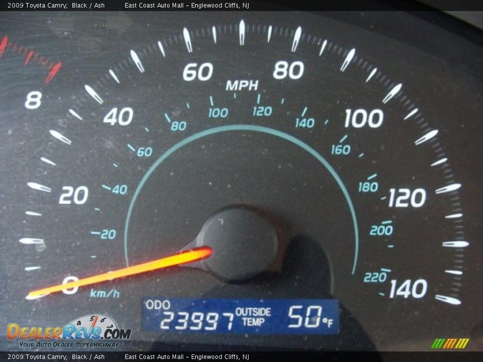 2009 Toyota Camry Black / Ash Photo #10