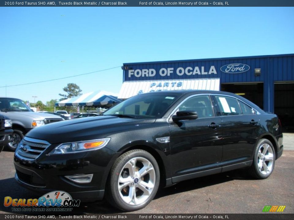 2010 Ford Taurus SHO AWD Tuxedo Black Metallic / Charcoal Black Photo #1