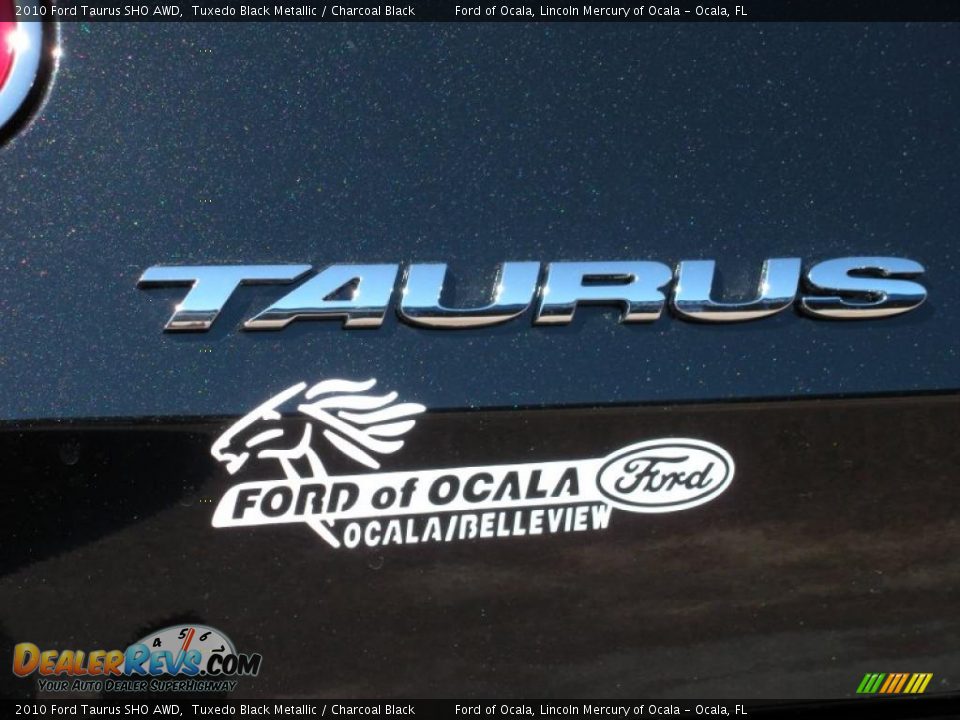 2010 Ford Taurus SHO AWD Tuxedo Black Metallic / Charcoal Black Photo #4