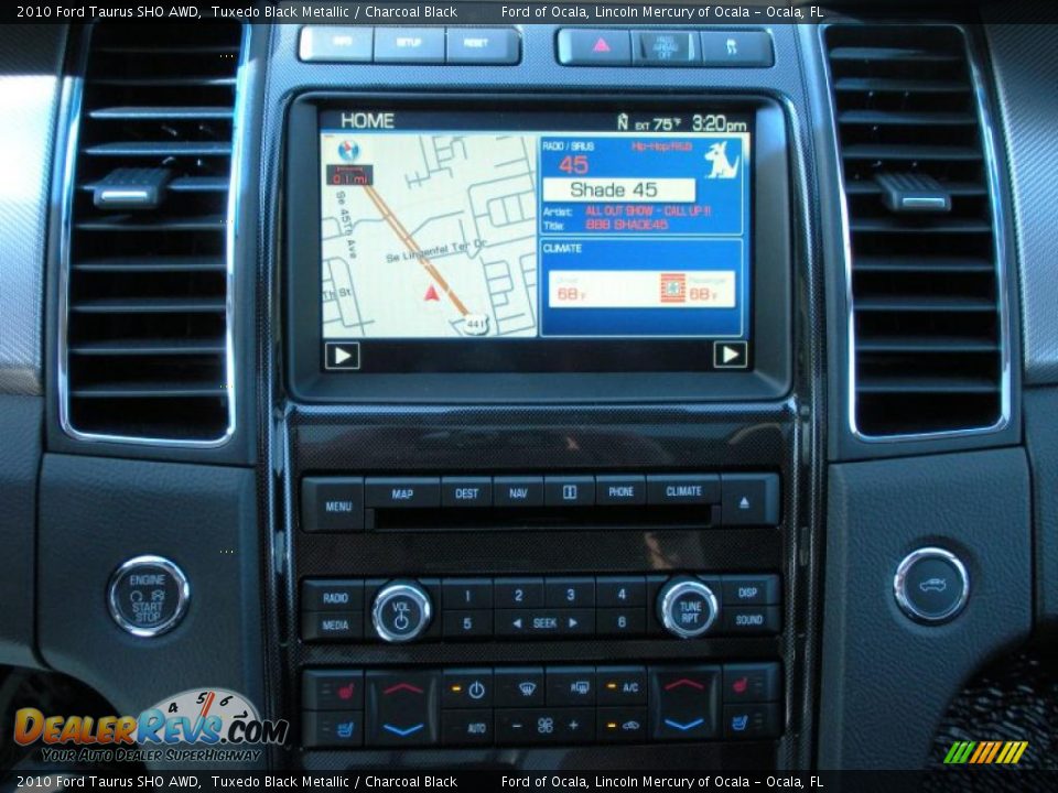 2010 Ford Taurus SHO AWD Tuxedo Black Metallic / Charcoal Black Photo #10