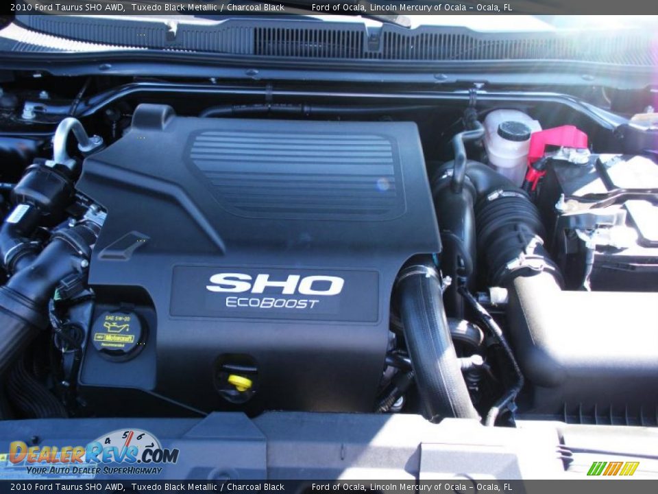 2010 Ford Taurus SHO AWD Tuxedo Black Metallic / Charcoal Black Photo #12