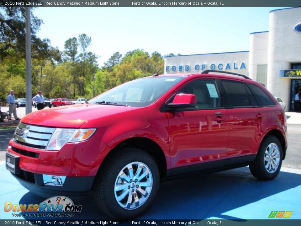 2010 Ford Edge SEL Red Candy Metallic / Medium Light Stone Photo #1