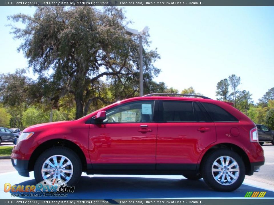 2010 Ford Edge SEL Red Candy Metallic / Medium Light Stone Photo #2
