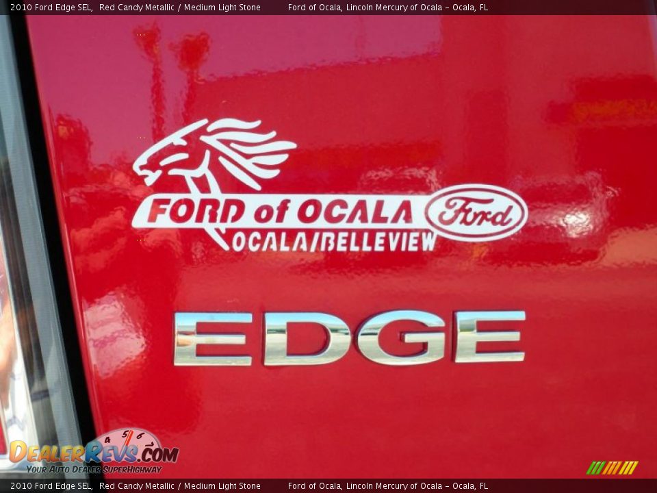 2010 Ford Edge SEL Red Candy Metallic / Medium Light Stone Photo #4