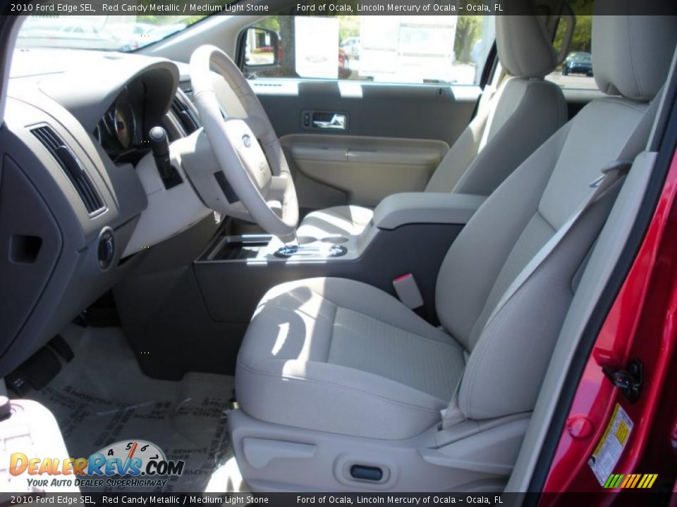 2010 Ford Edge SEL Red Candy Metallic / Medium Light Stone Photo #5