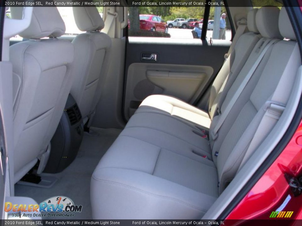 2010 Ford Edge SEL Red Candy Metallic / Medium Light Stone Photo #6