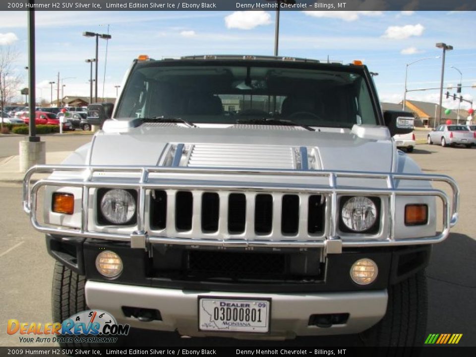 2009 Hummer H2 SUV Silver Ice Limited Edition Silver Ice / Ebony Black Photo #12